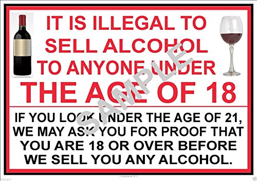 Cartel A4 para bares restaurantes y clubes - Auto & Moto Amazon Espagne à 2.72€