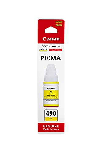Canon GI-490 Bouteille Y Jaune (Emballage carton) en promo à 7,09€ (-36%) sur Amazon FR