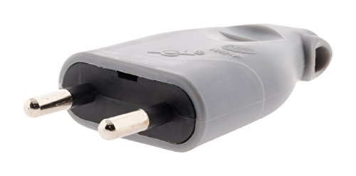 Zenitech - Enchufe Macho 2P 6A Lateral - Gris - Conexión... - Bon plan à 2.26€