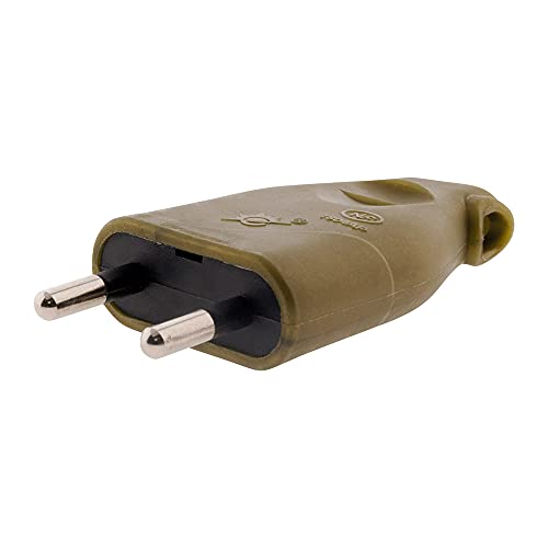 Fiche mâle 2P 6A latérale - or - Zenitech - Bricolage & Outils Amazon France à 1.90€