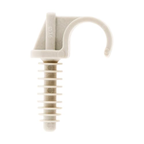 Zenitech - Lot de 10 fixe tubes Ø16mm - Gris - Bricolage & Outils Amazon France à 2.69€