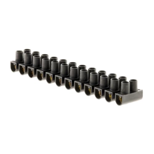 Zenitech Barrette 12 plots Section 4mm² - Noir - Bricolage & Outils Amazon France à 1.69€
