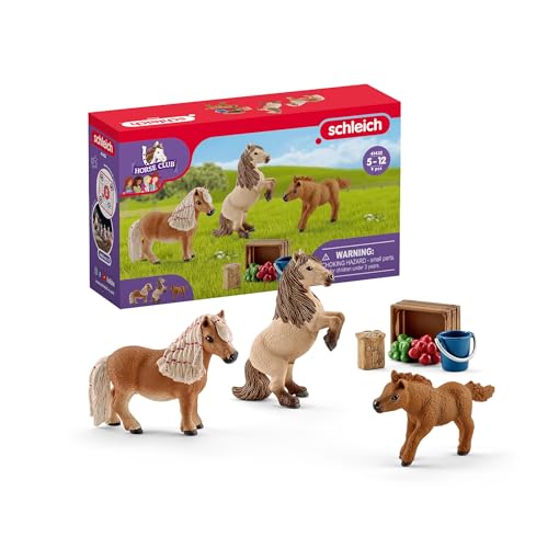 schleich HORSE CLUB | Mini Shetty Familie 41432 | 3 Pony... - Jouets & Jeux en promo à 15.79€