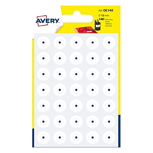 Avery 140 Eyelets - Ø13mm - White (oe140) - Fournitures Bureau Amazon Royaume-Uni à 0.62€