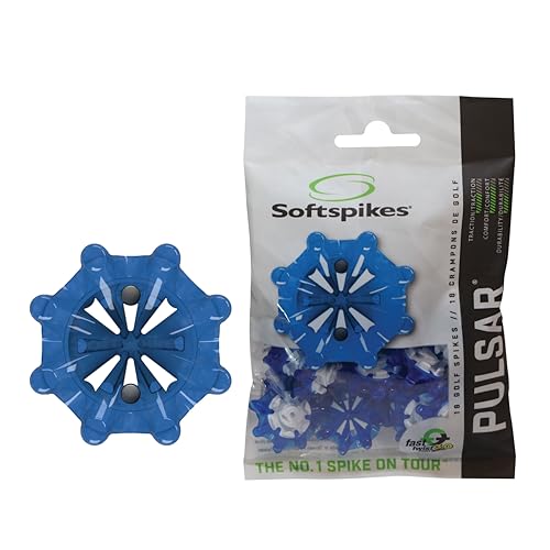 SOFTSPIKES Tour Pulsar Cleat FTS 3.0 Azure/White, azurblau... - Amazon Germany à 9.39€