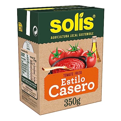 SOLÍS Tomate Frito Estilo Casero Brick - Sin Gluten - 350g - Épicerie Amazon Espagne à 0.95€