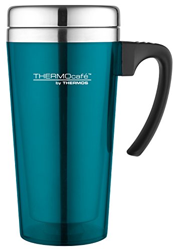 Thermos ThermoCafé Soft touch Travel Mug, Lagoon, 420 ml - Nouvelle promo Amazon à 24.63€