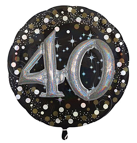 Amscan 3215201 - Multi Balloon Sparkling Birthday 40... - Sports & Fitness Amazon France à 8.64€