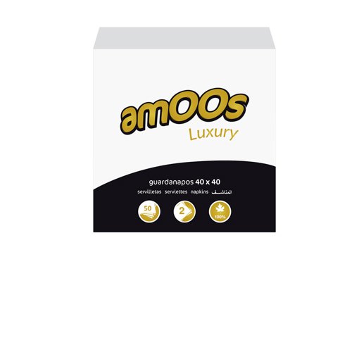 Zellstoffserviette Amoos Luxury 40 x 40 cm, 2-lagig... - Maison & Cuisine Amazon Allemagne à 4.99€