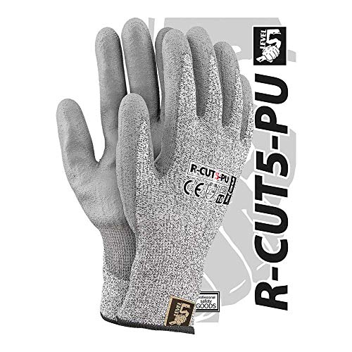 Reis R-CUT5-Pu_8 Level5 Gants de protection Noir/blanc/gris... - Bricolage & Outils Amazon France à 14.90€