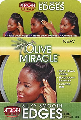 African Pride Olive Miracle Silky Smooth Edges by African... - Beauté & Parfums en promo à 4.20€