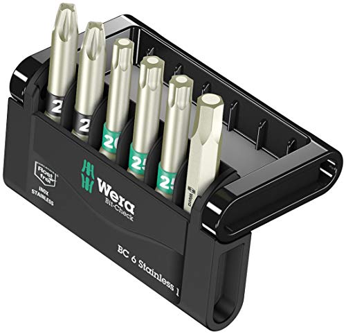Bit-Check 6 Stainless 1 SB, 6 piezas - Bon plan à 20.23€