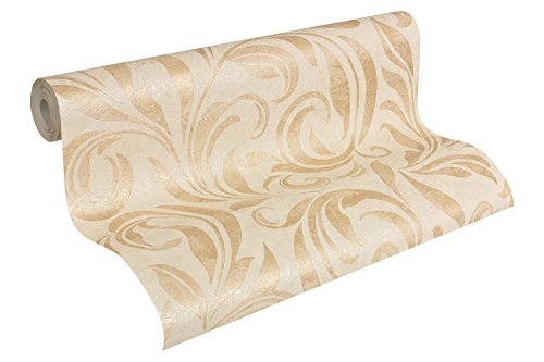 Architects Paper wallpaper Nobile beige cream metallic... - Amazon Royaume-Uni à 17.54€