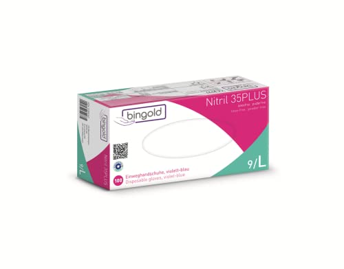 Guanti monouso in nitrile 35PLUS di BINGOLD, guanti in... - Amazon Italie à 10.57€