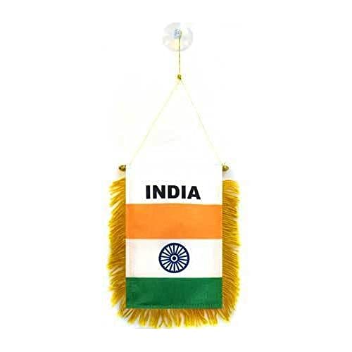AZ FLAG - Wimpel Indien - 15x10 cm - Indische Mini Flagge... - Auto & Moto Amazon Allemagne à 2.21€