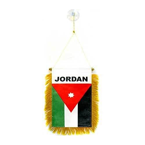 AZ FLAG - Jordan Mini Banner - 6'' x 4'' - 100% Polyester... - Auto & Moto Amazon Royaume-Uni à 2.21€