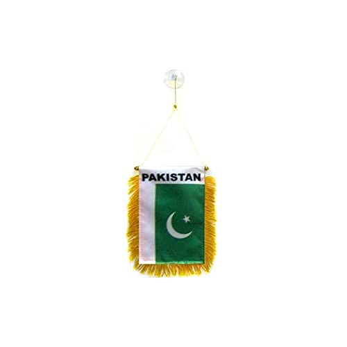 AZ FLAG - Pakistan Mini Banner - 6'' x 4'' - 100% Polyester... - Auto & Moto Amazon Royaume-Uni à 2.21€