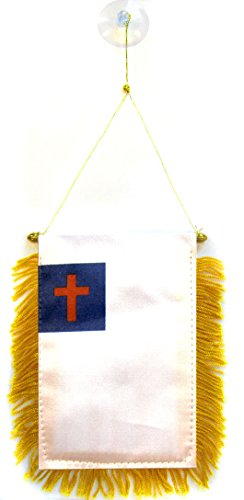 AZ FLAG - Christian Religion Mini Banner - 6'' x 4'' - 100%... - Auto & Moto Amazon Royaume-Uni à 2.21€