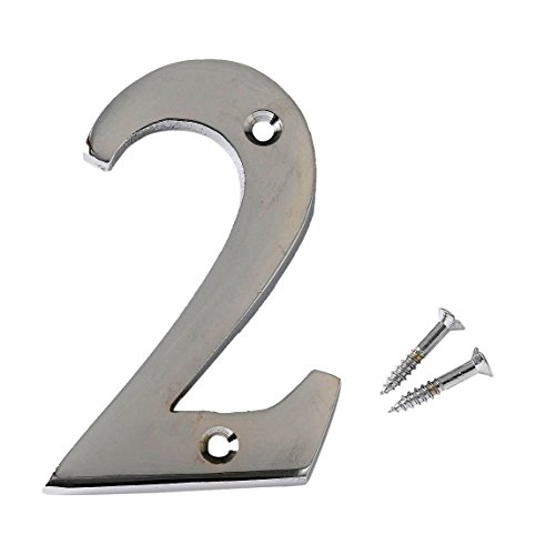 Bulk Hardware BH04329 Chiffre en Laiton Chromé Numéro 2, 75... - Bébé & Puériculture Amazon France à 7.98€