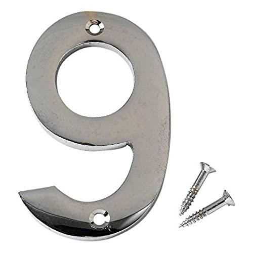Bulk Hardware BH04336 Chiffre en Laiton Chromé Numéro 9, 75... - Baby & Nursery Amazon France à 3.60€
