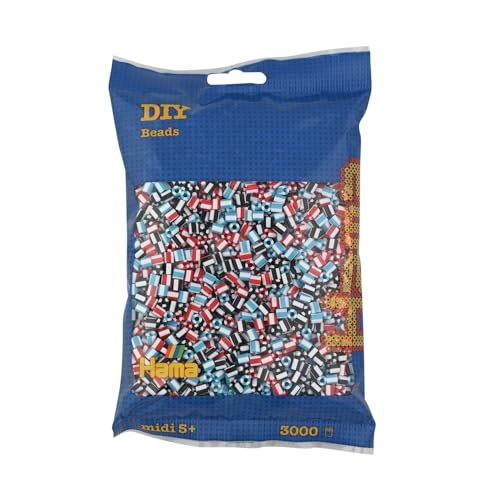 HAMA - sachet de perles à repasser | env. 3000 perles midi... - Jouets & Jeux Amazon France à 5.40€