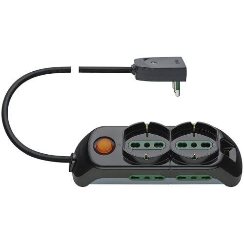 Vimar FP00521.L Multiprise avec Interrupteur Lumineux, 2... - Sports & Fitness Amazon France à 17.70€