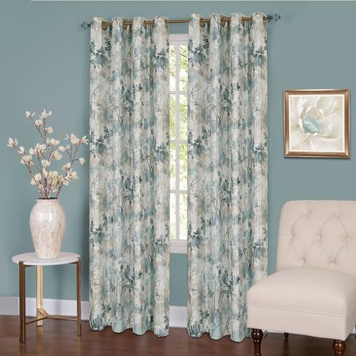 Achim Home Furnishings Vorhang mit Ösen, gefüttert Modern... - Home & Kitchen Amazon Germany à 12.82€