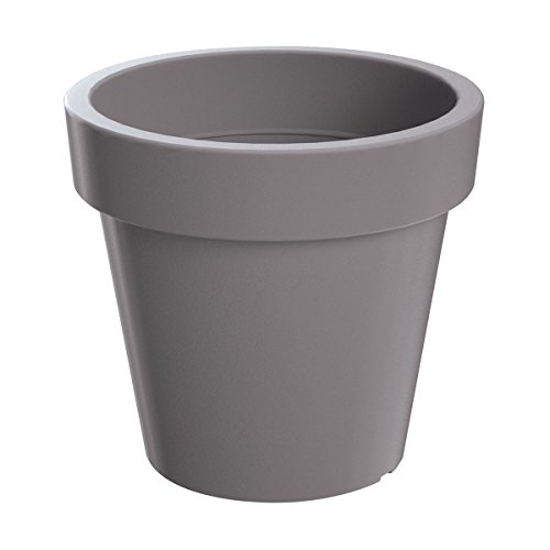 Pot en plastique avec support Lofly en couleur grise 13,4... - Maison & Cuisine en promo à 1.28€