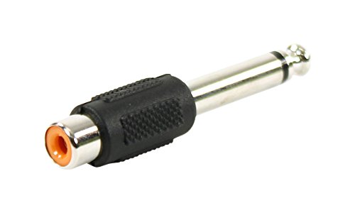 Plugger Adaptateur RCA femelle/Jack mâle mono Noir - Amazon Italie à 1.90€