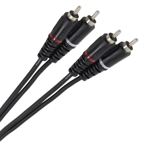Plugger Câble Bretelle RCA mâle/mâle 3 m Noir - Amazon Italie à 5.95€