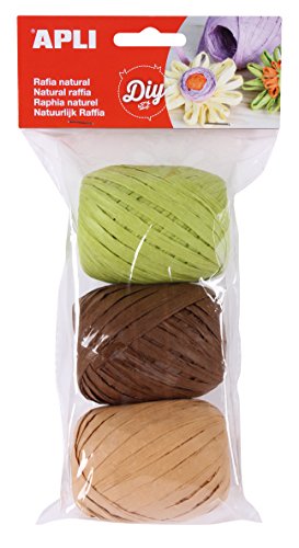 Apli 935977 Gomitoli Rafia Naturale in Tonalità Naturale... - Home & Kitchen Amazon Italy à 8.57€