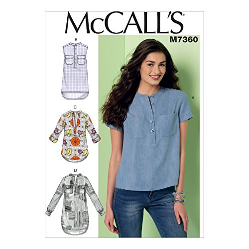 McCall's Patterns 7360e5 Patrons de Hauts, Taille 42–22 - Loisirs Créatifs en promo à 18.61€