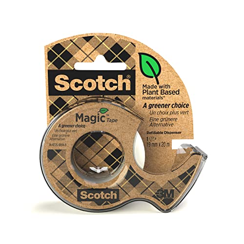 Scotch Magic Green Nastro Adesivo Invisibile, 19x20 mm... - Fournitures Bureau en promo à 3.65€