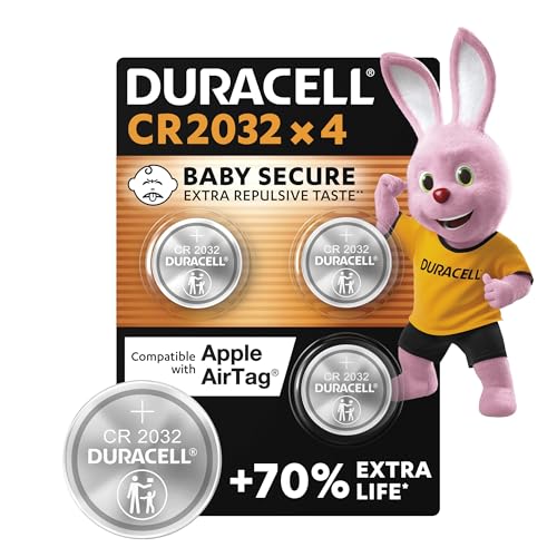 Duracell CR2032 Lithium Coin Batteries 3V (4 Pack) - Up to... - High-Tech & Électronique en promo à 4.59€