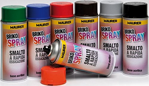 SMALTO ACRILICO SPRAY 400 ml. TINTA (RAL 8016 Marrone... - Bricolage & Outils Amazon Italie à 5.20€