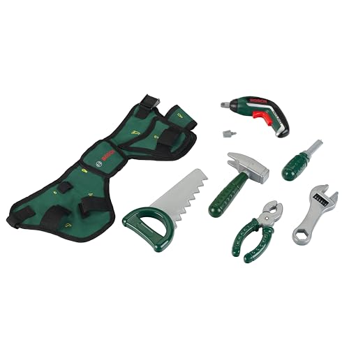 Theo Klein 8313 Bosch Tool Belt I with Hammer, Pliers , Saw... - Bricolage & Outils Amazon Espagne à 19.63€