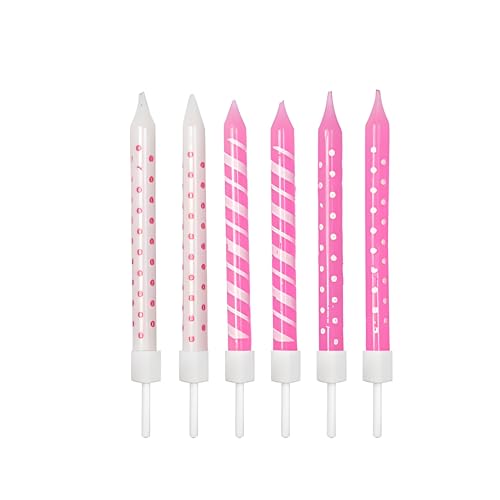 Anniversary house Birthday Candles Set of 12 - Polka Dot... - Home & Kitchen Amazon UK à 1.49€