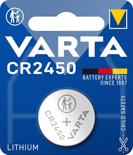 Varta Varta CR 2450 Pile bouton au lithium 3 V - Maison & Cuisine Amazon France à 2.92€