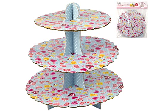 HABI 1361d Soporte 3 Pisos, diseño de repostería, cartón... - Auto & Motorcycle Amazon Spain à 8.40€