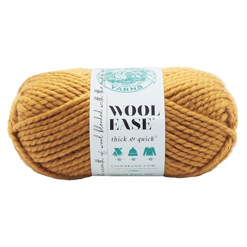 Lion Brand Yarn Wool-Ease Thick & Quick Acrylgarn, Farbe:... - Maison & Cuisine Amazon Allemagne à 13.08€