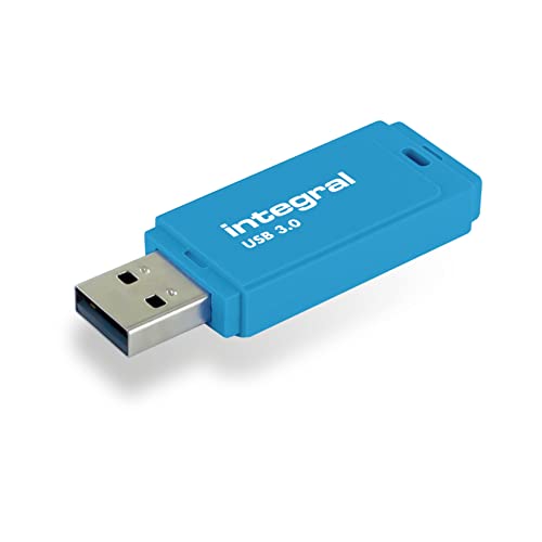 Integral 128GB Neon Blue USB 3.0 Gen 1 Flash Drive - High-Tech & Électronique Amazon Royaume-Uni à 16.95€