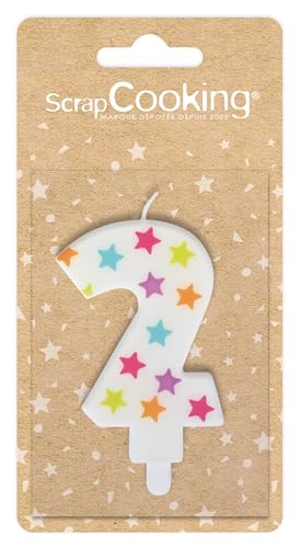 ScrapCooking Kerze Paraffin, Mehrfarbig, Mehrfarbig, 15.5 x... - Maison & Cuisine en promo à 1.25€