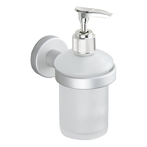 MSV 2108719 Lugano Distributeur à Savon en Aluminium Argent en promo à 9,28€ (-67%) sur Amazon FR