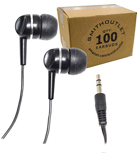SmithOutlet Lot de 100 écouteurs Intra-Auriculaires en... - High-Tech & Électronique Amazon France à 118.67€
