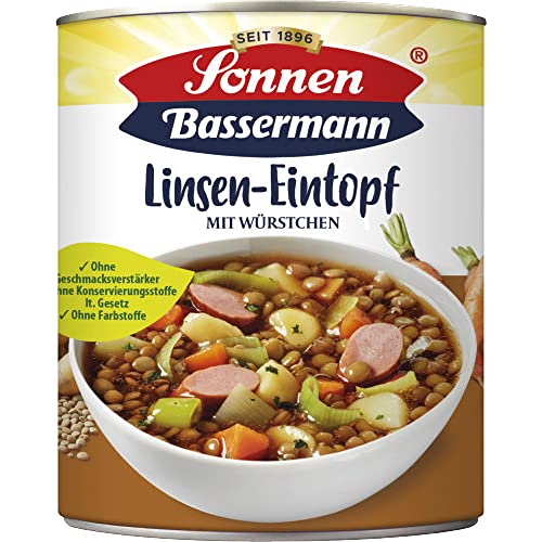 Sonnen Bassermann Linsen-Topf, 800 g Dose - High-Tech & Électronique Amazon Allemagne à 1.99€