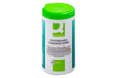 Q-Connect Whiteboard Cleaning Wipes (Pack of 100) - Home & Kitchen Amazon UK à 2.57€