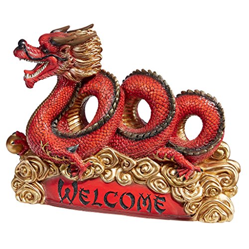 Design Toscano QM15006 Statuette Asiatique de Jardin Dragon... - Jardin & Extérieur Amazon France à 31.16€