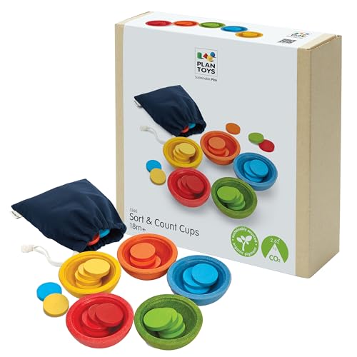 PLAN TOYS 5360 Counting Cups en promo sur Amazon