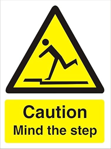 Seco Caution Mind The Step Sign, 150mm x 200mm - Self... - Maison & Cuisine Amazon Royaume-Uni à 1.83€