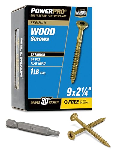 Power Pro 48598 Hochwertige Holz-und Terrassenschrauben... - Garden & Outdoor Amazon Germany à 9.03€